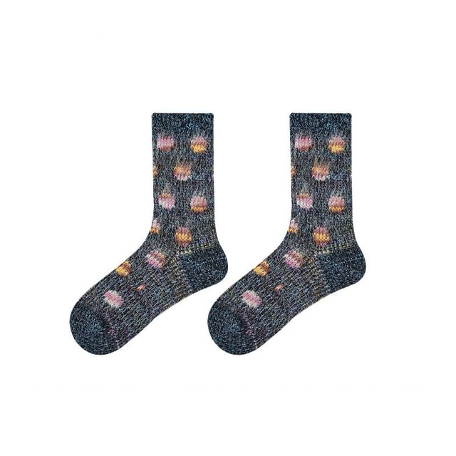 Dotted Knit Socks SpreePicky