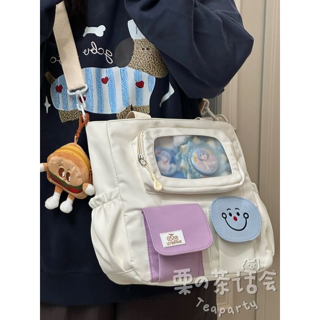 PVC Pocket Plain Tote Bag / Bag Charm / Set SpreePicky