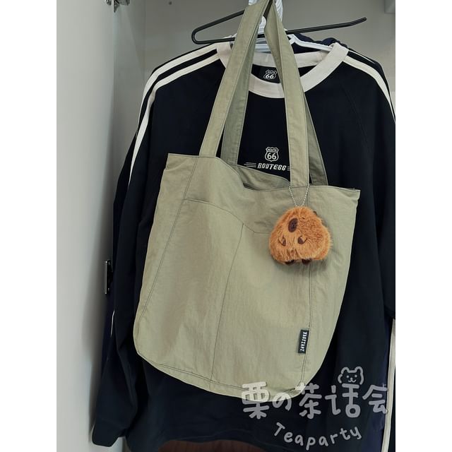 Canvas Plain Tote Bag / Bag Charm / Set SpreePicky