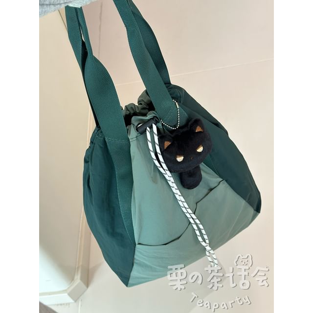 Two Tone Nylon Backpack / Bag Charm / Set SpreePicky