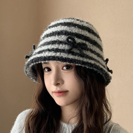 Striped Bucket Hat SpreePicky