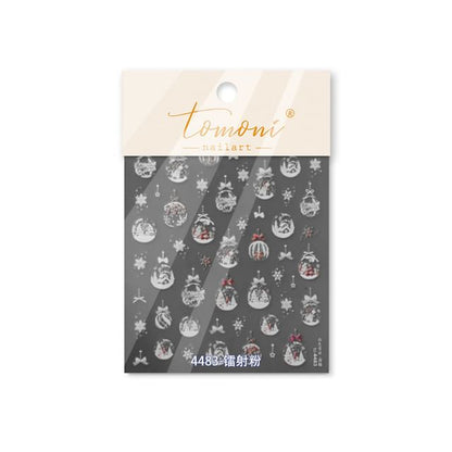 Snow Ball Nail Art Stickers (Various Designs) SpreePicky