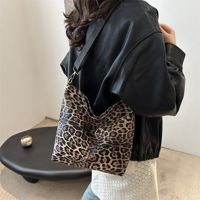 Leopard Print Tote Bag SpreePicky