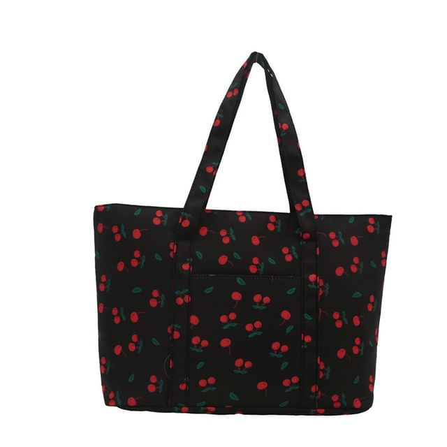 Cherry Print Tote Bag SpreePicky