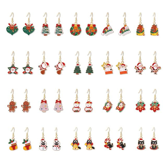 Christmas Cartoon Alloy Drop Earring SpreePicky