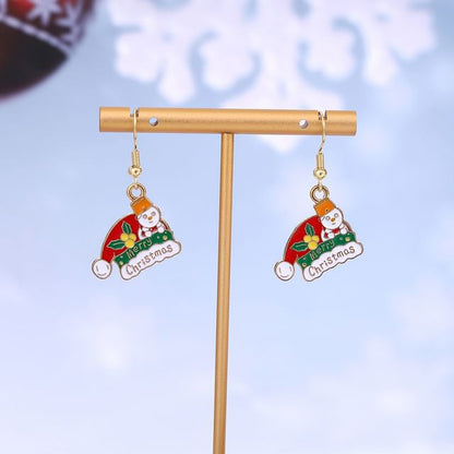 Christmas Cartoon Alloy Drop Earring SpreePicky