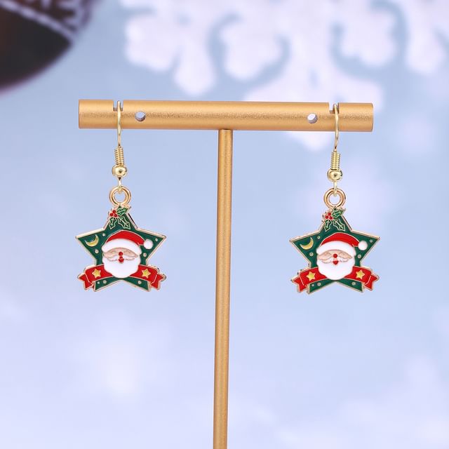 Christmas Cartoon Alloy Drop Earring SpreePicky