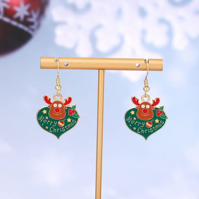 Christmas Cartoon Alloy Drop Earring SpreePicky