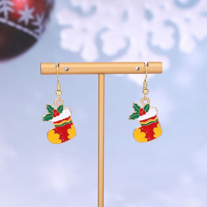 Christmas Cartoon Alloy Drop Earring SpreePicky