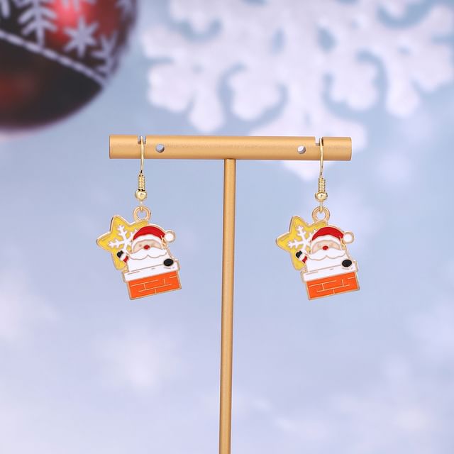 Christmas Cartoon Alloy Drop Earring SpreePicky