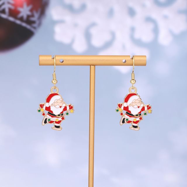 Christmas Cartoon Alloy Drop Earring SpreePicky