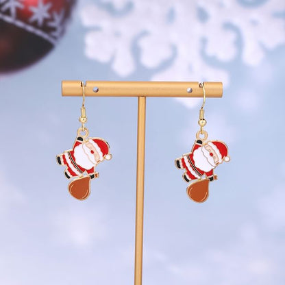 Christmas Cartoon Alloy Drop Earring SpreePicky