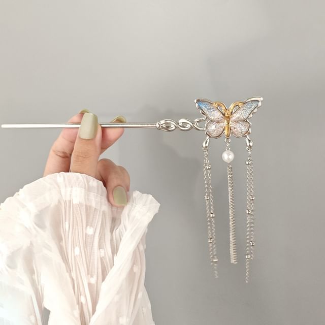 Beaded Alloy Hair Stick SpreePicky