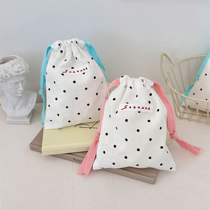 Dotted Drawstring Pouch SpreePicky