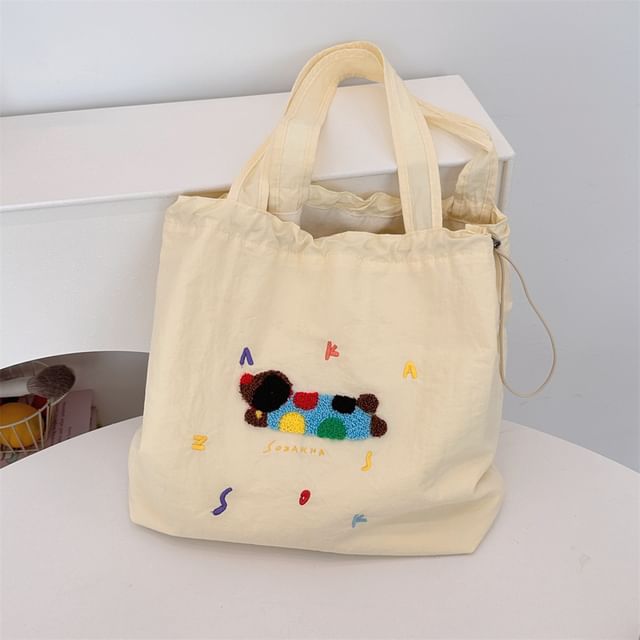 Cartoon Drawstring Shopper Bag SpreePicky