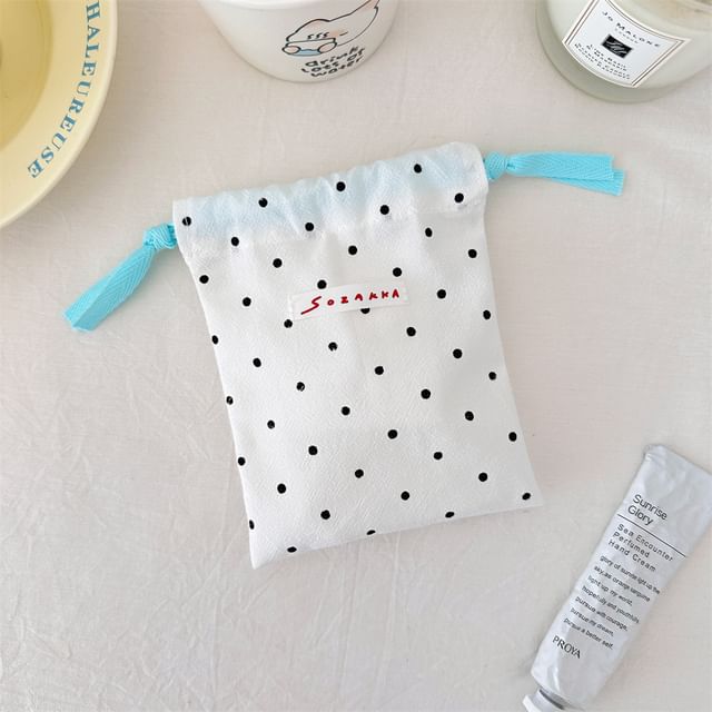 Dotted Drawstring Pouch SpreePicky