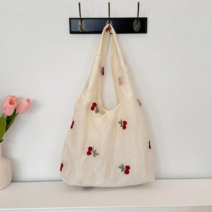 Embroidered Mesh Tote Bag SpreePicky