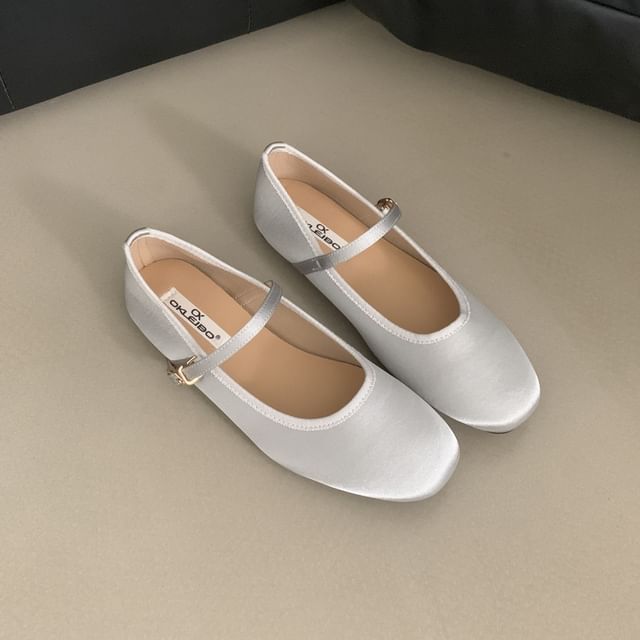 Plain Mary Jane Ballet Flats SpreePicky