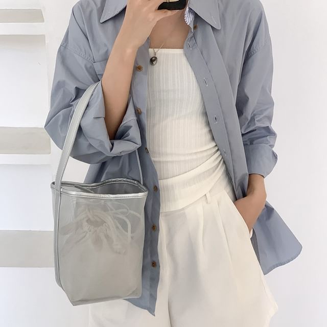 + Bucket Pouch Set: Mesh Bag FashionChic