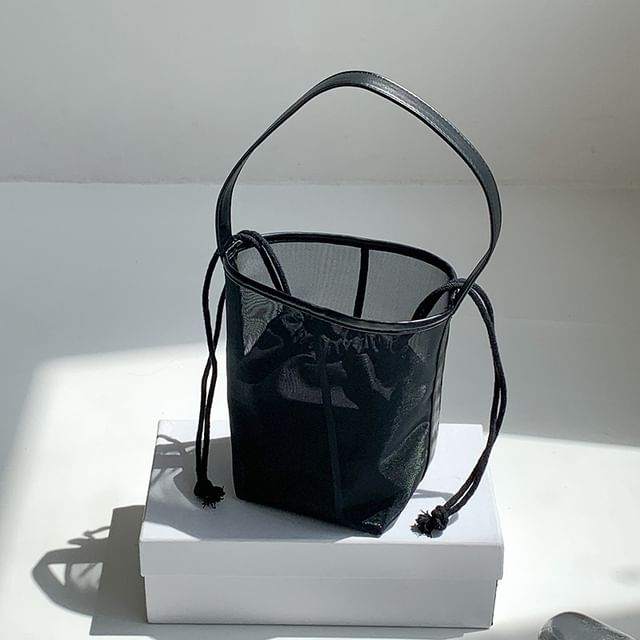 + Bucket Pouch Set: Mesh Bag FashionChic