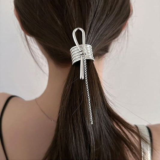 Knot Chain Detail Hair Tie SpreePicky