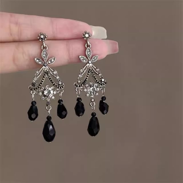 Rhinestone Drop Earring / Necklace SpreePicky