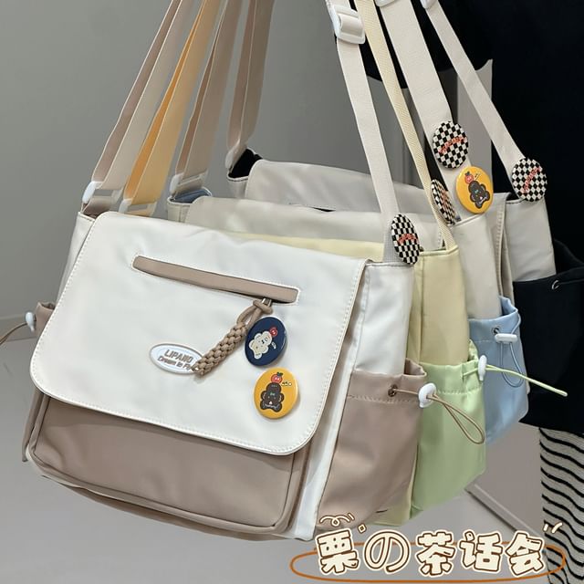 Two Tone Messenger Bag SpreePicky