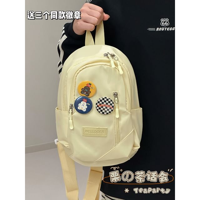 Plain Zip Sling Bag SpreePicky