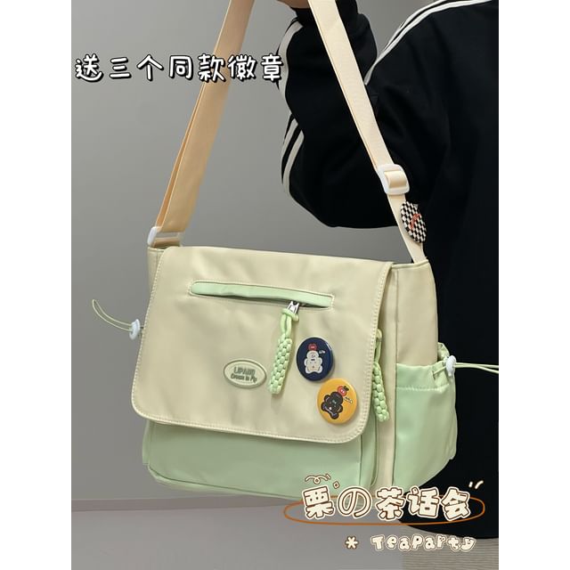 Two Tone Messenger Bag SpreePicky