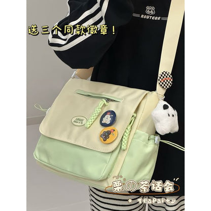 Two Tone Messenger Bag SpreePicky