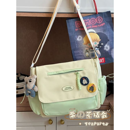 Two Tone Messenger Bag SpreePicky