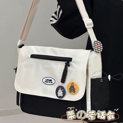 Two Tone Messenger Bag SpreePicky