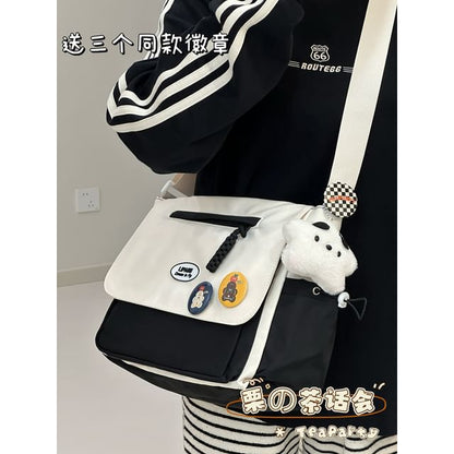 Two Tone Messenger Bag SpreePicky