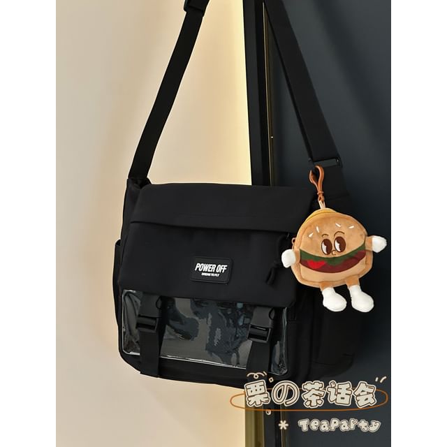 Plain Transparent Panel Messenger Bag SpreePicky