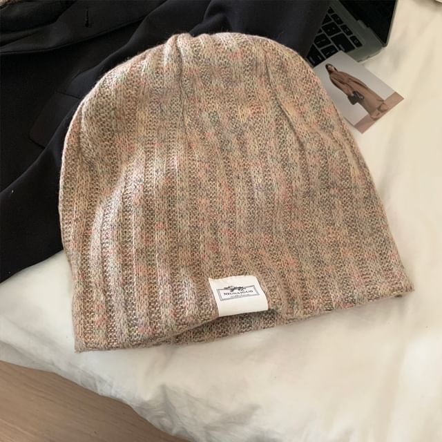 Plain Ribbed Knit Beanie SpreePicky