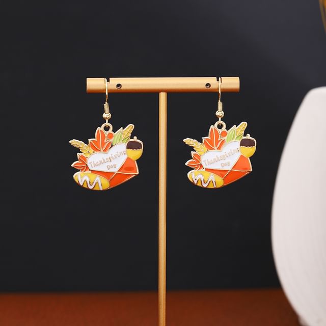 Thanksgiving Glaze Drop Earring SpreePicky