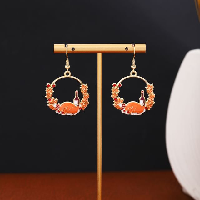 Thanksgiving Glaze Drop Earring SpreePicky