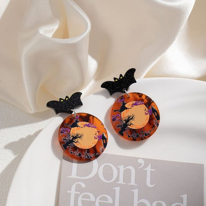 Halloween Acrylic Drop Earring SpreePicky