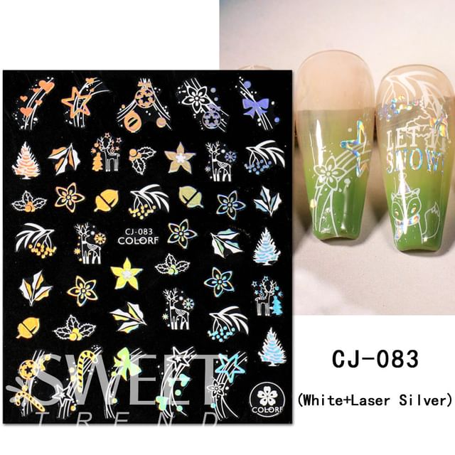 Holographic Nail Art Stickers SpreePicky