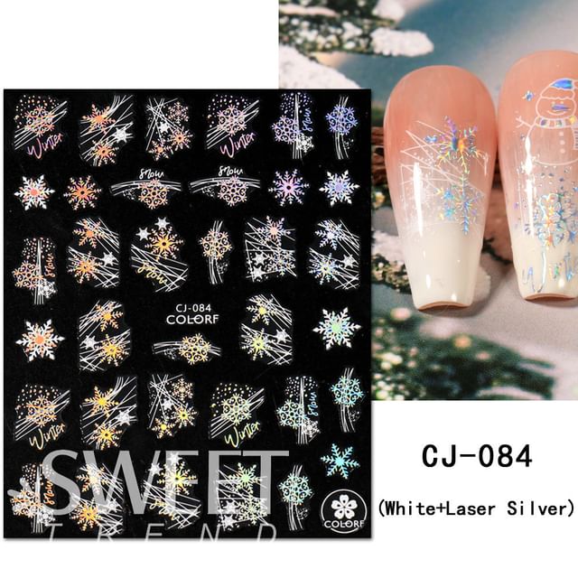 Holographic Nail Art Stickers SpreePicky