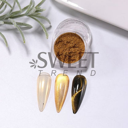 Cat Eye Powder Nail Art Decoration SpreePicky