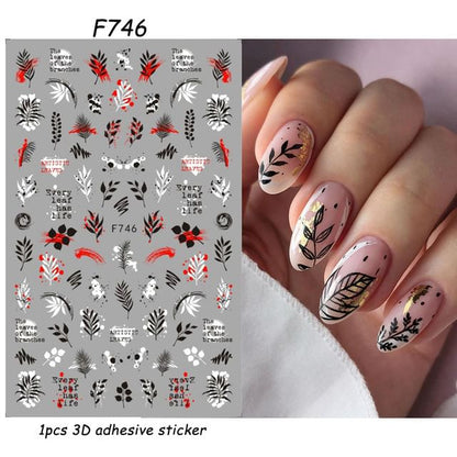 Bug Lettering Nail Art Stickers (Various Designs) SpreePicky