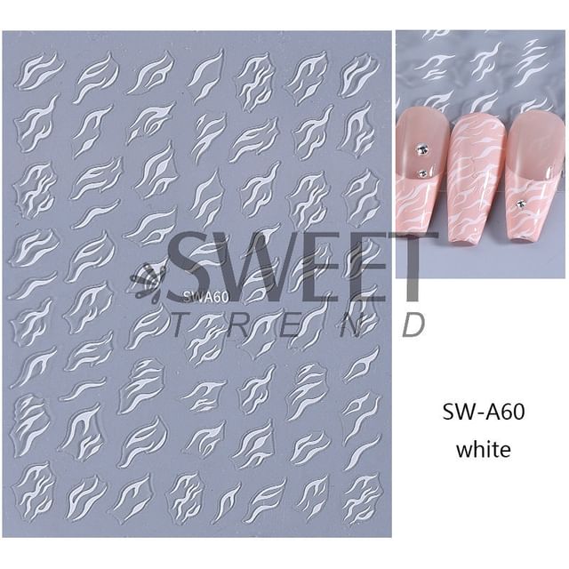 Flame Nail Art Stickers SpreePicky