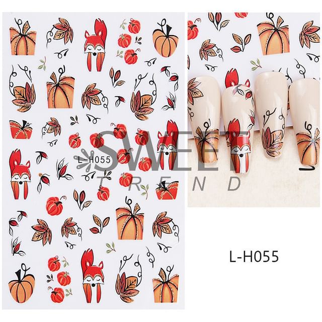 Autumn Nail Art Stickers (Various Designs) SpreePicky