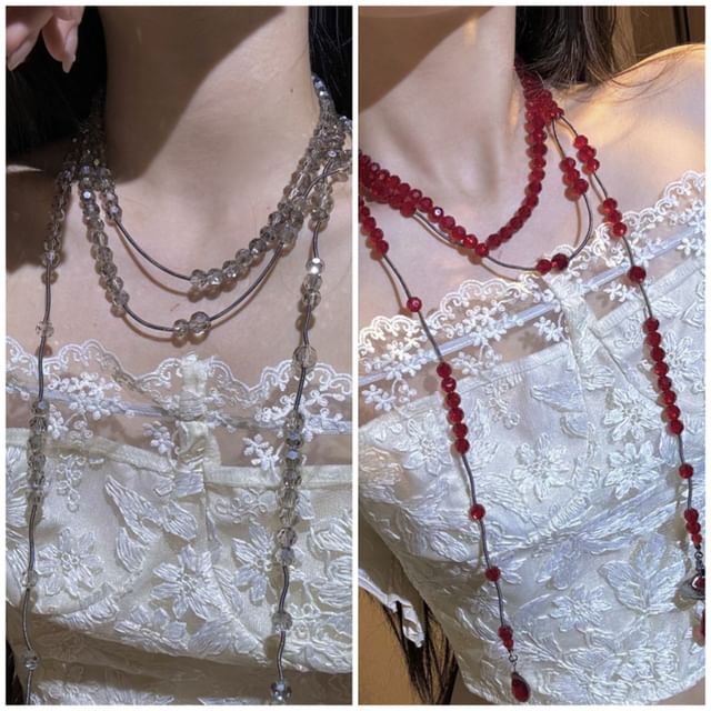 Necklace Beaded Layered FashionChic