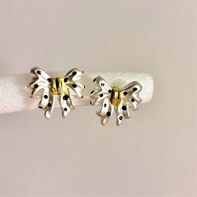 Stud Earring Bow FashionChic