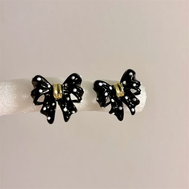 Stud Earring Bow FashionChic