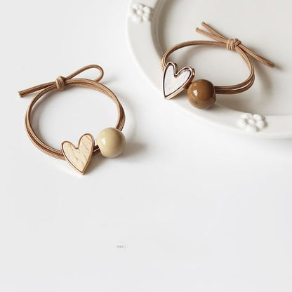 Heart Bead Hair Tie SpreePicky