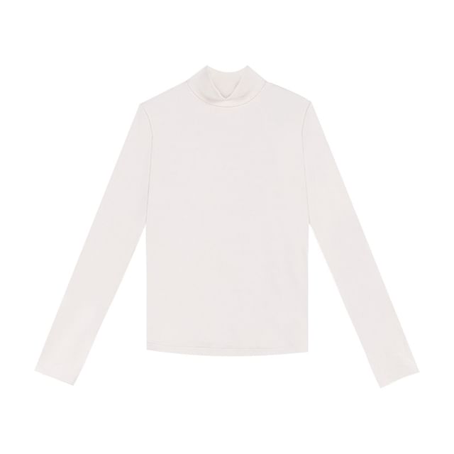 Long Sleeve Turtleneck Plain Top SpreePicky