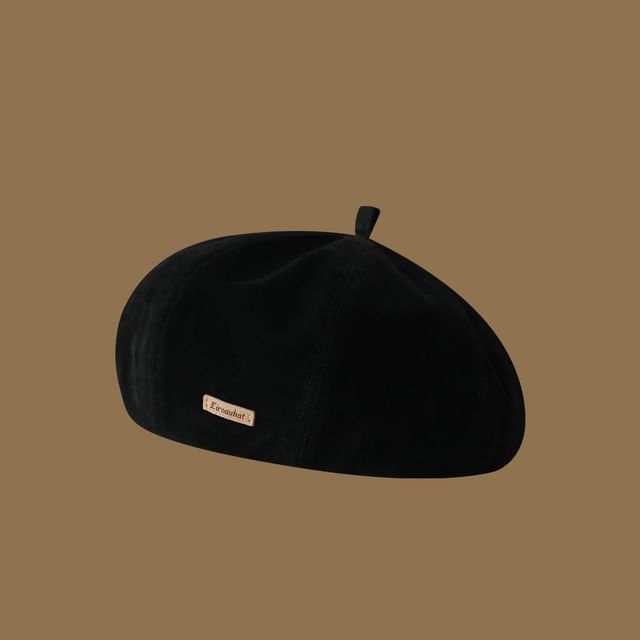 Lettering Plain Beret SpreePicky